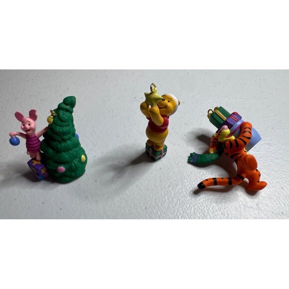 Tree-Trimming Time Winnie The Pooh Keepsake Ornaments Set Of 3 Vintage 1998 - Picture 4 of 7